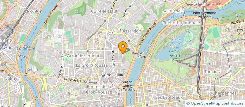 localisation de l'entreprise Y.COLLET  LYON