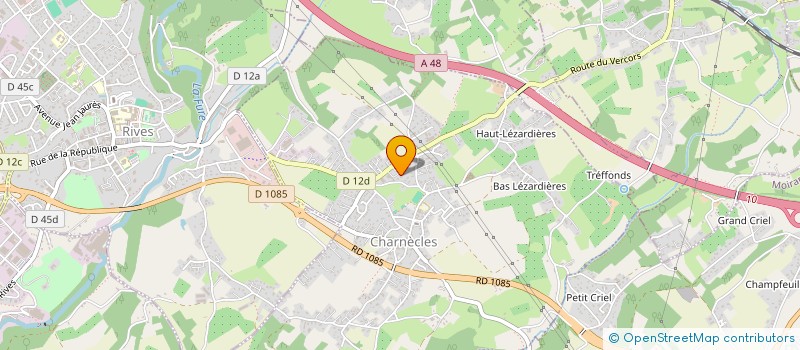 localisation de l'entreprise Y CONTROLES à CHARNECLES