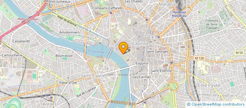 localisation de l'entreprise Y-CORP à TOULOUSE