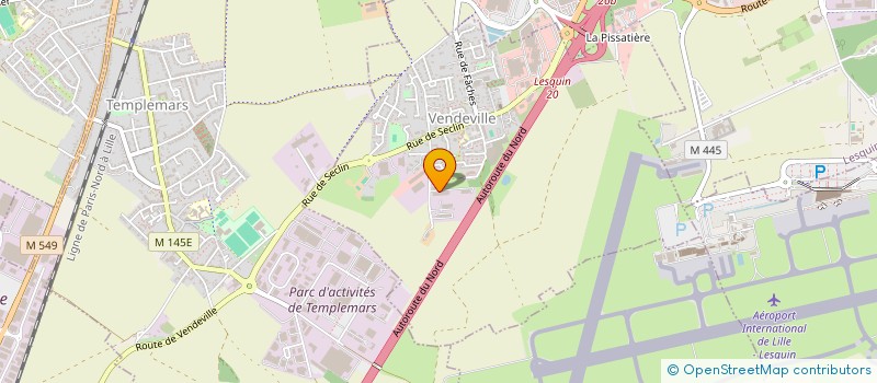 localisation de l'entreprise Y&D  VENDEVILLE