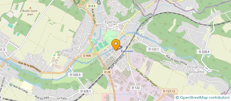 localisation de l'entreprise Y & D IMMOBILIERE à EPERNON
