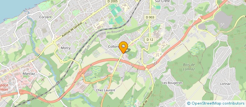 localisation de l'entreprise Y'DAL à THONON-LES-BAINS