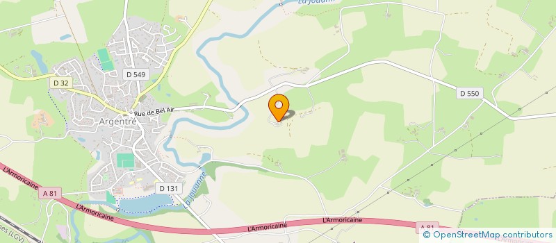 localisation de l'entreprise Y DYL  ARGENTRE