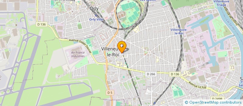 localisation de l'entreprise Y.E DONUTS  VILLENEUVE LE ROI