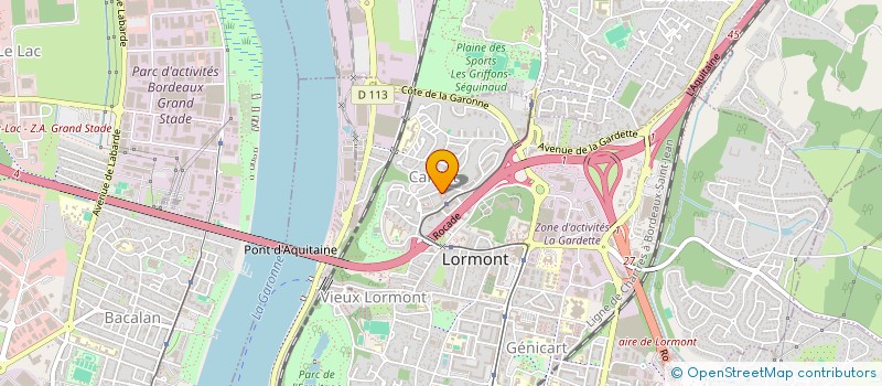 localisation de l'entreprise Y.F.I AUTO à LORMONT