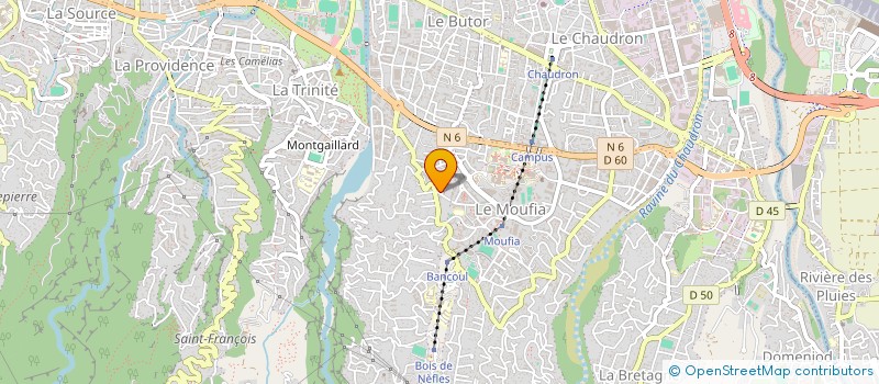 localisation de l'entreprise Y FAUX CROIRE à SAINT-DENIS