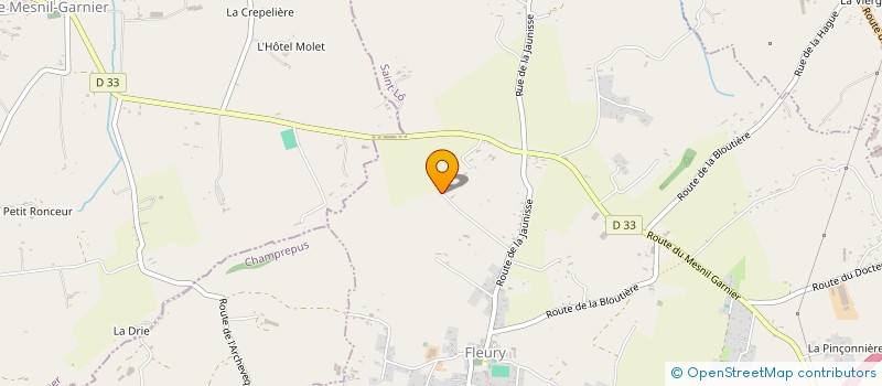 localisation de l'entreprise Y.G.2.  FLEURY