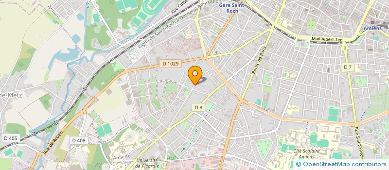 localisation de l'entreprise Y.G. à AMIENS
