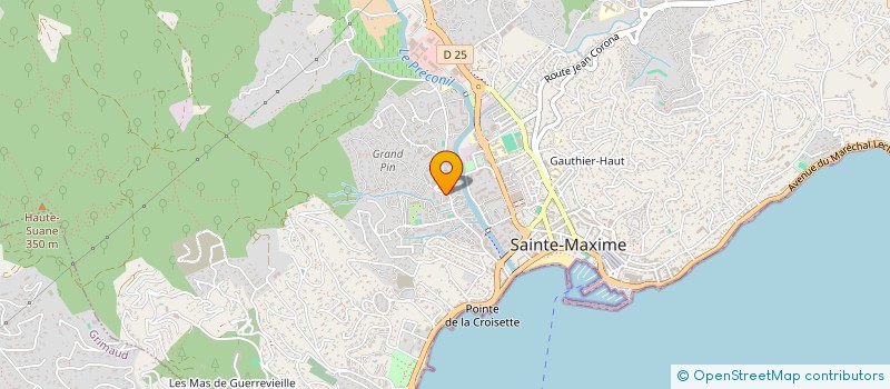 localisation de l'entreprise Y G à SAINTE-MAXIME