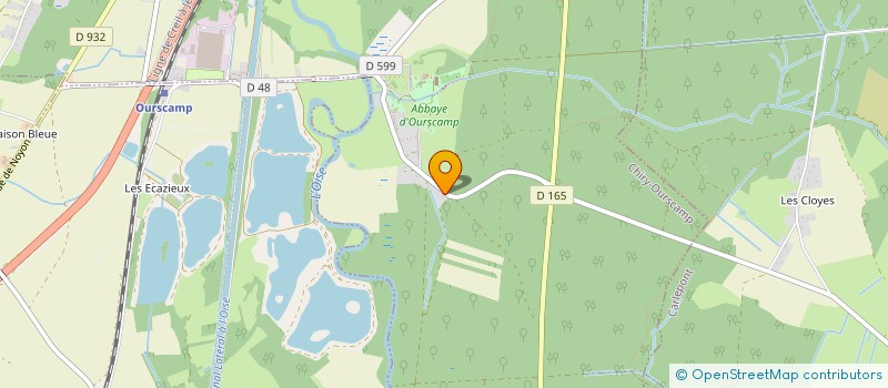 localisation de l'entreprise Y.G. CONSULTING  CHIRY-OURSCAMP