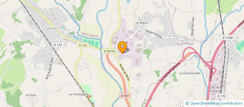 localisation de l'entreprise Y.G.L.A  OBJAT