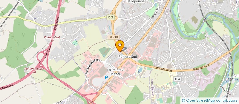 localisation de l'entreprise Y&H CONSEIL ET PATRIMOINE à POITIERS