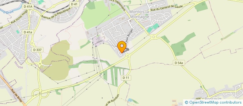 localisation de l'entreprise Y@HI  MONTOIS-LA-MONTAGNE