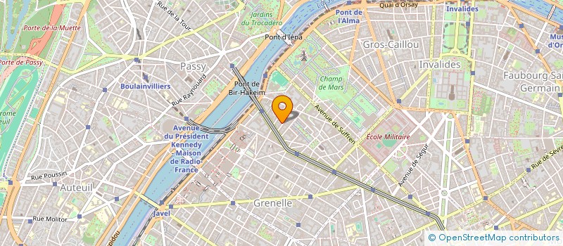 localisation de l'entreprise Y HOLDING  PARIS