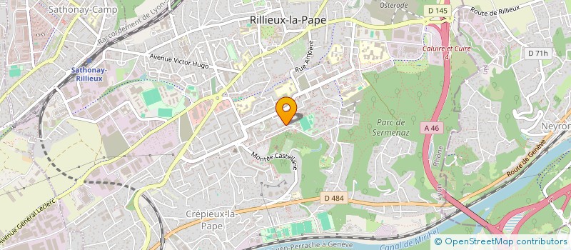 localisation de l'entreprise Y HOLDING  RILLIEUX-LA-PAPE