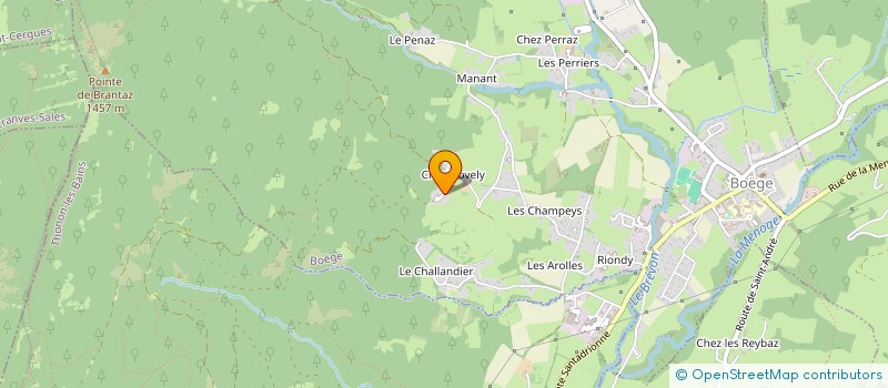 localisation de l'entreprise Y HOTES à BOEGE