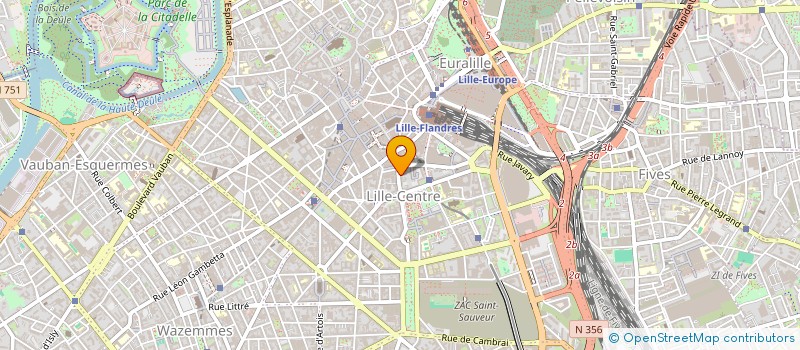 localisation de l'entreprise Y.I.G. à LILLE