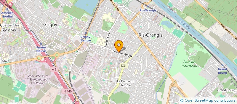 localisation de l'entreprise Y&I INVEST à CORBEIL-ESSONNES