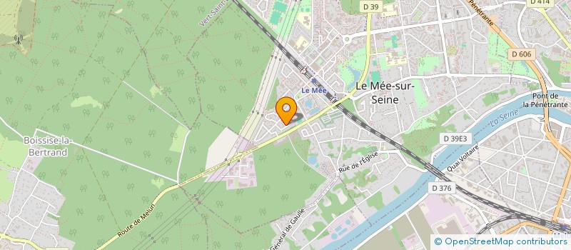 localisation de l'entreprise Y&I OPTIQUE à LE MEE-SUR-SEINE