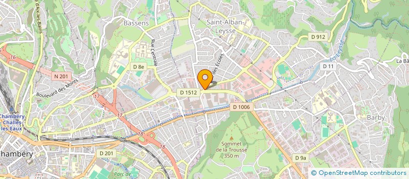 localisation de l'entreprise Y'INDUS  SAINT-ALBAN-LEYSSE