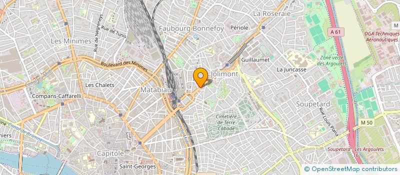 localisation de l'entreprise Y INVEST  TOULOUSE