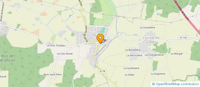 localisation de l'entreprise Y-INVEST  LOIRE-AUTHION