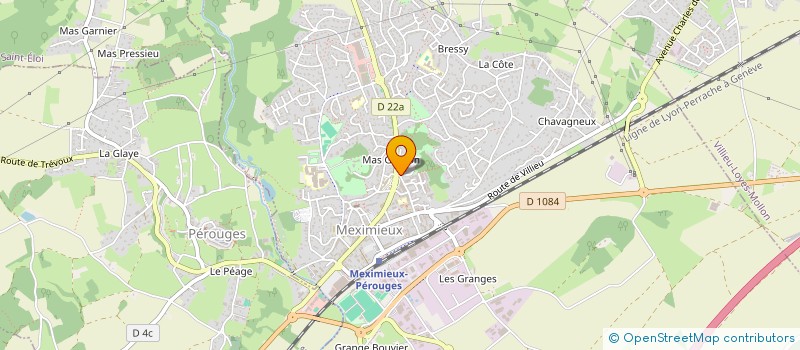 localisation de l'entreprise Y-KENA à MEXIMIEUX