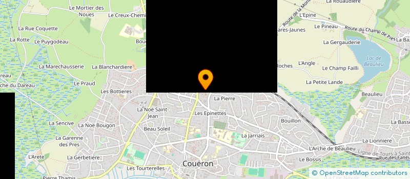 localisation de l'entreprise Y & L à COUERON