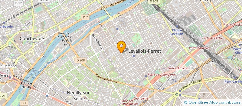 localisation de l'entreprise Y & L à LEVALLOIS-PERRET