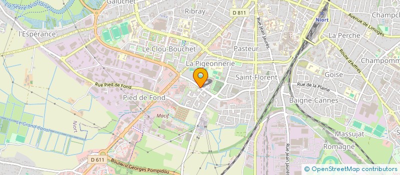 localisation de l'entreprise Y LE Y EDITIONS  NIORT