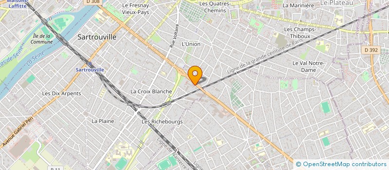 localisation de l'entreprise Y LIBERTY CONSULTING à SARTROUVILLE