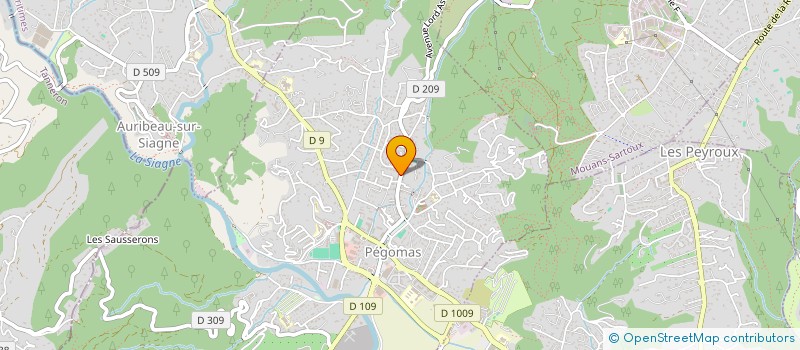 localisation de l'entreprise Y LIMO à PEGOMAS