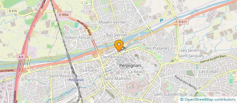 localisation de l'entreprise Y-LING  PERPIGNAN