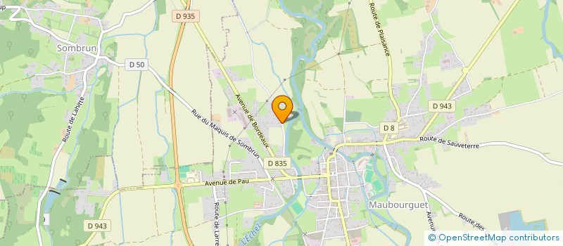 localisation de l'entreprise Y&M  MAUBOURGUET