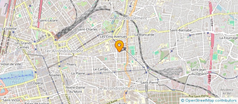 localisation de l'entreprise Y.M APA à MARSEILLE