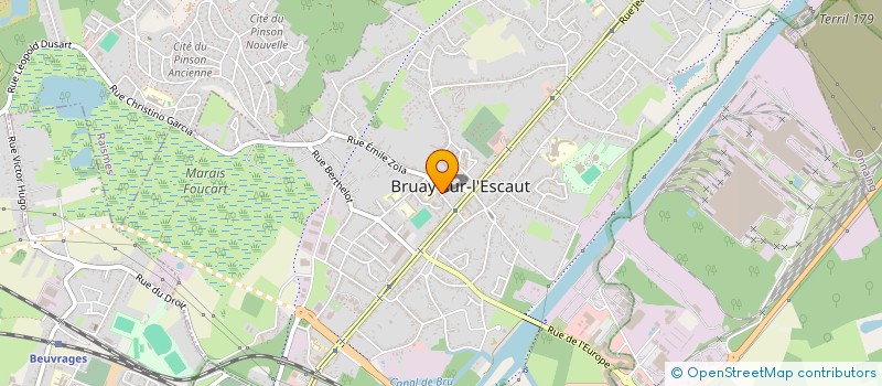 localisation de l'entreprise Y.M.B ASSO à BRUAY-SUR-L'ESCAUT