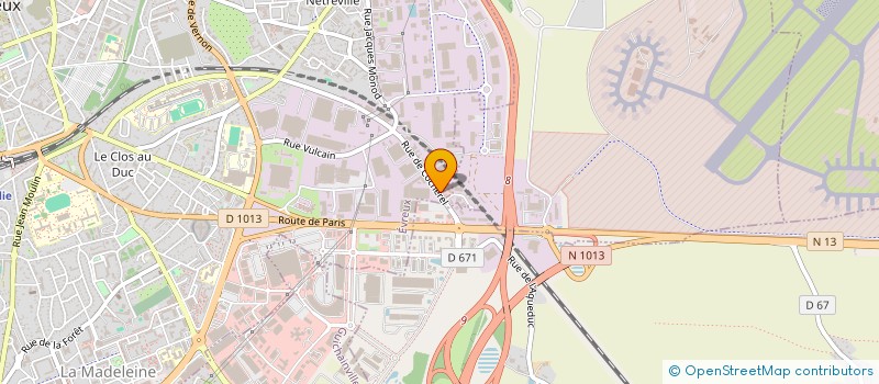 localisation de l'entreprise Y&M BATIMENT PEINTURE  EVREUX