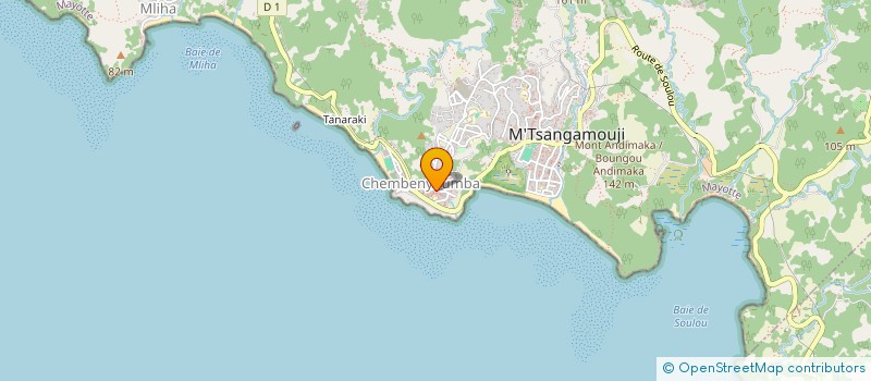 localisation de l'entreprise Y&M FLUIDE ENERGIE DISTRIBUTION à M'TSANGAMOUJI
