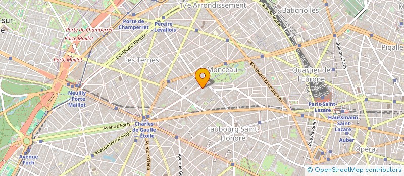 localisation de l'entreprise Y.M.G.  PARIS