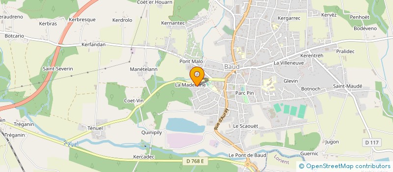 localisation de l'entreprise Y&M5637  BAUD