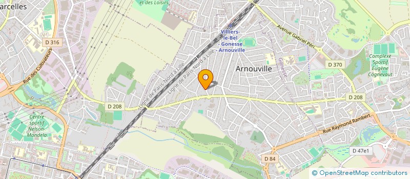 localisation de l'entreprise Y-MIRA  ARNOUVILLE