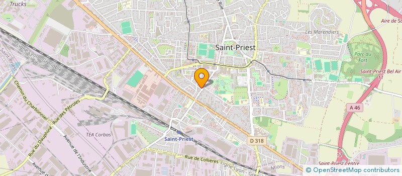 localisation de l'entreprise Y MONTAGE  SAINT-PRIEST