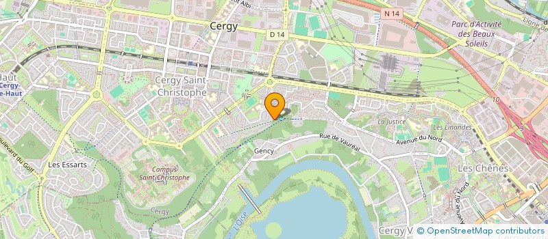 localisation de l'entreprise Y MOTORS  CERGY