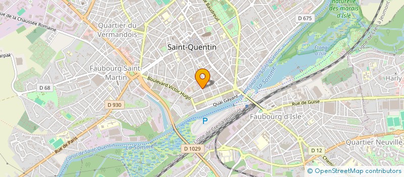 localisation de l'entreprise Y.P.A.M. VOLTAIRE à SAINT-QUENTIN