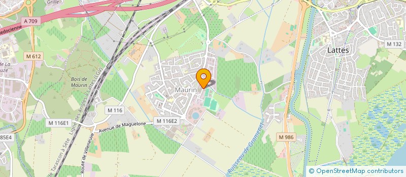 localisation de l'entreprise Y.P.K à LATTES