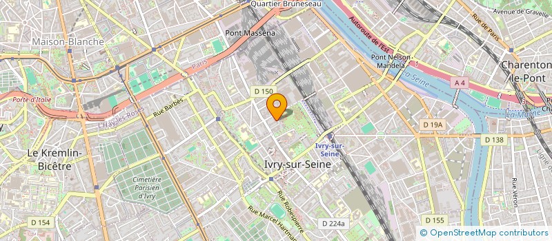 localisation de l'entreprise Y PRESTIGE  IVRY-SUR-SEINE