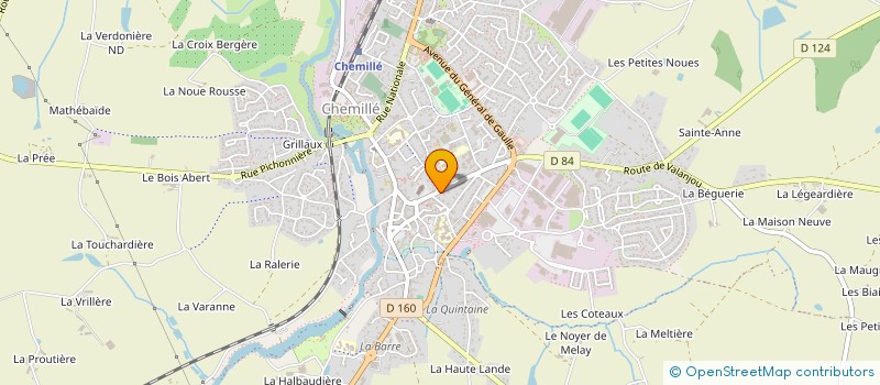 localisation de l'entreprise Y.PRODUCTIONS  CHEMILLE-EN-ANJOU