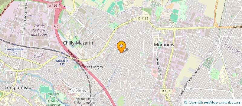 localisation de l'entreprise Y.R.A.S à MORANGIS