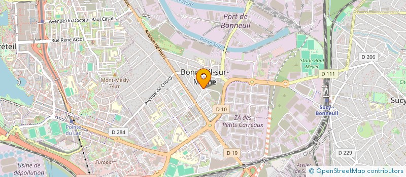 localisation de l'entreprise Y&R COIFFURE  BONNEUIL-SUR-MARNE