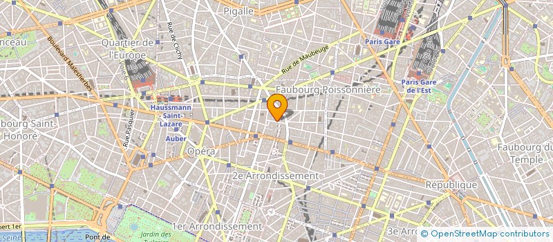 localisation de l'entreprise Y.RABOURDIN ET J.O.CHOPPIN DE JANVRY  PARIS